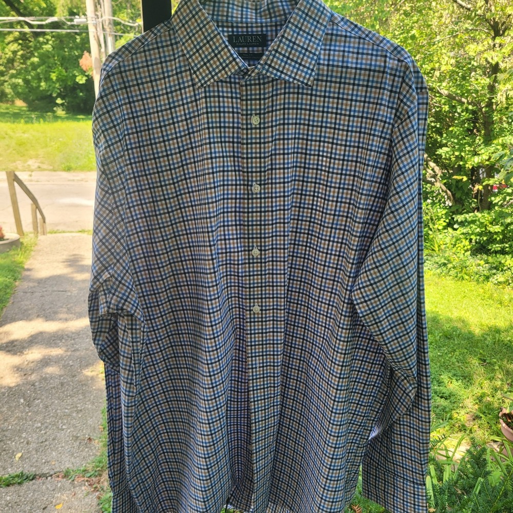 Lauren Ralph Lauren Men's Long Sleeve Button Up 2xlt